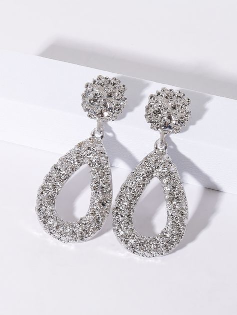 Infinite Money, Inexpensive Jewelry, Embellished Fashion, Pretty Jewelry Necklaces, Sparkly Earrings, Fancy Jewelry, Color Plata, Online Jewelry Store, Simple Earrings