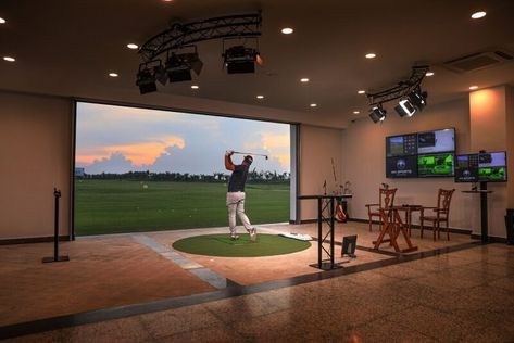 Digitalization & golf are not fundamentally mutually exclusive. See Vattanac Golf Resort's brand new golf academy! #vattanacgolfresort #cambodia #golfacademy #golfbusiness #golfindustry #trackman #trooninternational Golf Studio, Golf Business, Golf Simulator Room, Hotel Room Interior, Golf Room, Golf Academy, Public Golf Courses, Golf Simulators, Vip Room