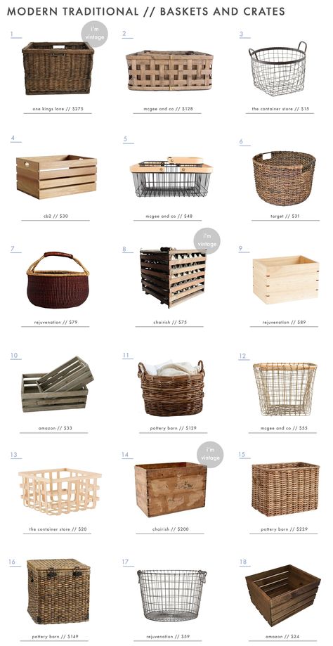 Desain Pantry Dapur, Modern Traditional Style, Pantry Organisation, Grocery Store Design, Desain Pantry, Smart Tiles, Basket And Crate, Kitchen Organization Pantry, Fruit Shop