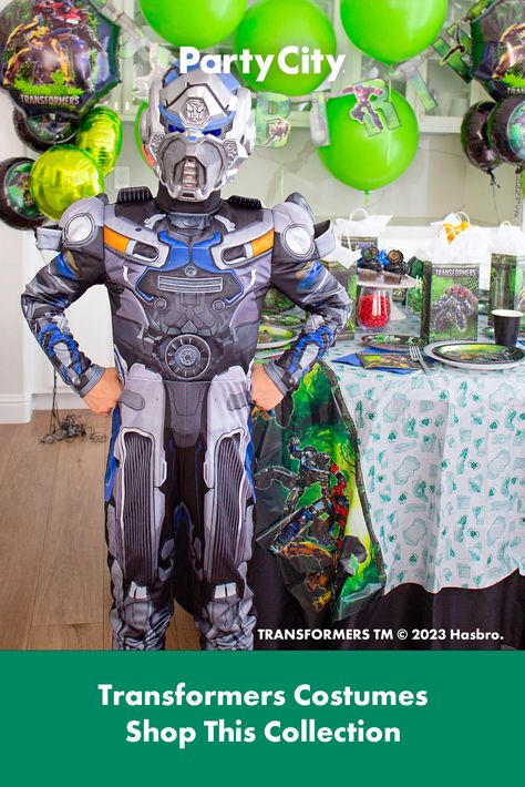 Transformers Costumes, Transformers Birthday Party, Cars Bedroom, Cars Bedroom Decor, Transformer Costume, Kids Birthday Party Decorations, Transformers Birthday Parties, Marvel Birthday, Transformers Birthday