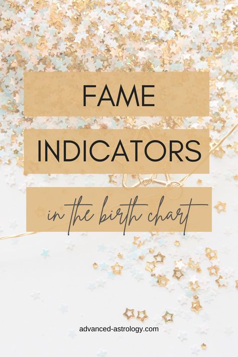 Have you ever wondered why someone becomes famous? While I don’t know the answer to this question, in this article, you can learn about the most frequent fame indicators in the birth chart. Fame often seems to be karmic, and the natal chart can display indicators of becoming well-known. (This doesn’t mean that if the... Moon In Aquarius, Planet Signs, Astrology Planets, Birth Chart Astrology, Learn Astrology, Astrology Chart, Vedic Astrology, Natal Charts, Birth Chart