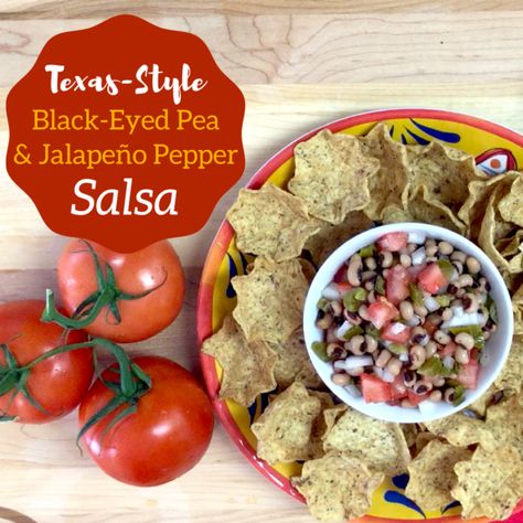 Black-Eyed Pea and Jalapeño Pepper Salsa