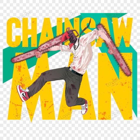 Chainsaw Man Man Png, Face Template, Star Template, Man Vector, Background Powerpoint, Man Illustration, Free Vector Illustration, Happy Winter, Holiday Poster