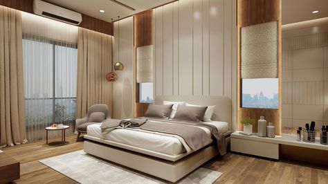 Bedroom Interior Design Modern Master, Diy Furniture Sofa, Minimalist Living Room Furniture, Bedroom Interior Design Modern, Window Bedroom, Bed Back Design, Bed Headboard Design, Bed Interior, Bedroom Door Design