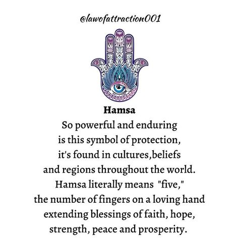 Spiritual Hamsa Tattoos, Quotes On Protection, Hamsa Hand Meaning Spiritual, Hamsa Symbol Meaning, Spiritual Hand Symbols, Hamsa Hand Quote, Hand Of Fatima Meaning, Hamsa Meaning Spiritual, Hand Of Hamsa Meaning