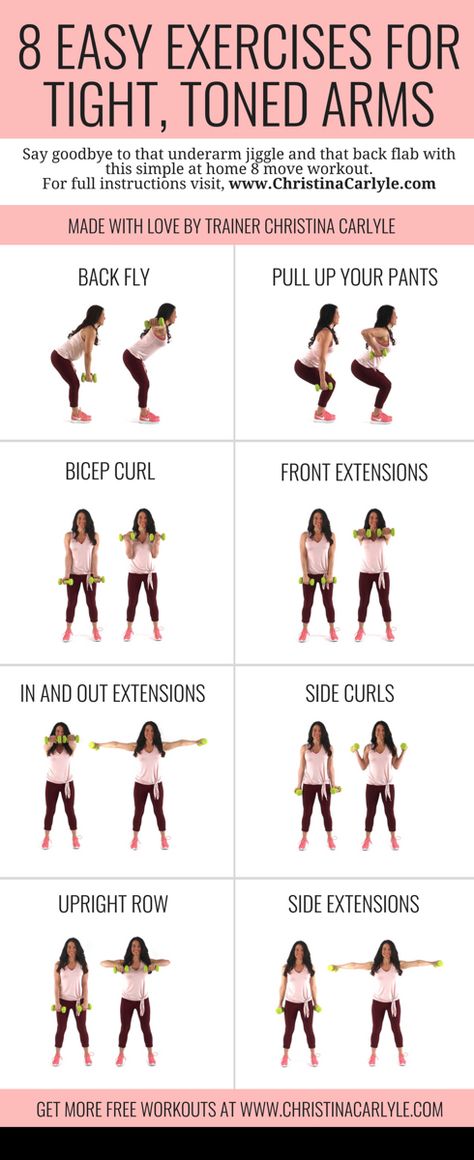 Burn fat and get toned arms fast with these 8 Easy Arm Exercises with Weights for Women. Get your dumbbells are start burning your arm fat https://christinacarlyle.com/arm-exercises-weights/ Tone Arms Fast, Arm Exercises With Weights, Burn Arm Fat, Easy Exercises, Get Toned, Toned Arms, Weights For Women, Free Workouts, Lose 50 Pounds