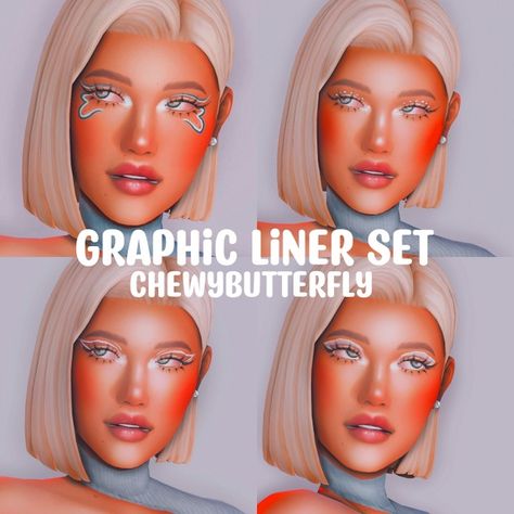 Cc Folder, The Sims 4 Skin, Makeup Cc, The Sims 4 Pc, Sims 4 Mm Cc, Sims 4 Cc Makeup, Sims 4 Game Mods, Sims 4 Cc Folder, Graphic Eyeliner