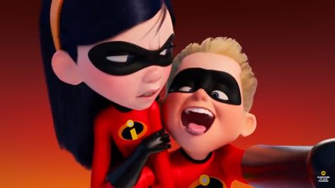 Violet & Dash selfie | Incredibles 2 ad | #Incredibles2 | The Incredibles 1, Animated Friends, Mcdonalds Happy Meal Toys, Disney Incredibles, Violet Parr, Pixar Animation, Incredibles 2, Jack Jack, Disney Pixar Movies