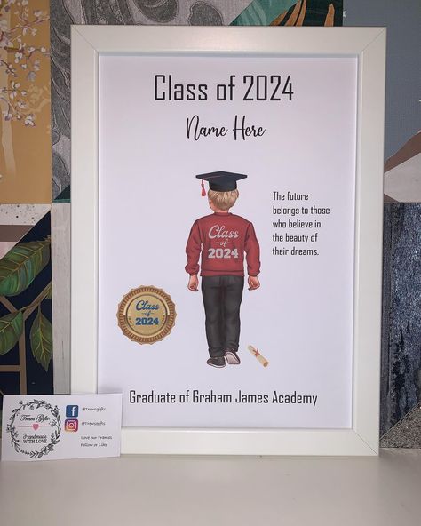 Year 6 leavers framed prints, great gift idea #year6 #year6leavers #leavers #leavers24 #school #school2024 #graduation #girl #boy #schoolleavers #keepsake Year 6 Graduation, Graduation Frame, School Leavers, End Of Term, Year 6, Class Of 2024, School Gift, End Of Year, Framed Gifts