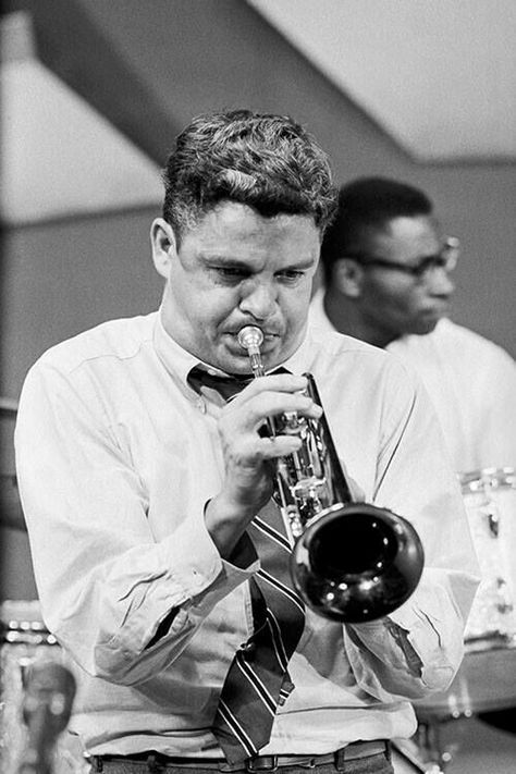 Maynard Ferguson with Rufus Jones (drums) Maynard Ferguson, Francis Wolff, Jazz Trumpet, Jazz Players, Trumpet Player, Thelonious Monk, Trumpet Players, Jazz Art, Jazz Artists