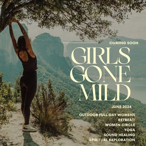 Join me and @sanayogawellness for Girls Gone Mild! An outdoor women’s retreat featuring rejuvenating yoga, healing sound sessions, and empowering women’s circles. Rediscover peace and connection in nature’s embrace. 🌿✨ #GirlsGoneMild #womensdayretreat #HealingTogether #toronto #torontoyoga #torontowomenretreat #torontolife #durham #durhamregion #durhamhomemademaker #ajaxontario #ajaxmoms #whitby #whitbyontario #oshawa #oshawaontario #bowmanville #bowmanvillemoms Girls Gone Mild, Women’s Retreat, Retreat Flyer, Holistic Retreat, Christian Retreat, Womens Retreat, Women's Circle, Toronto Life, Sound Healing