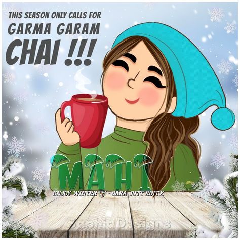 Winter Morning Snap, Winter Morning Quotes, Chai Quotes Hindi, Chai Lover Quotes, Green Beverages, Tea Captions, Light Captions, Funny Winter Quotes, Aipan Art