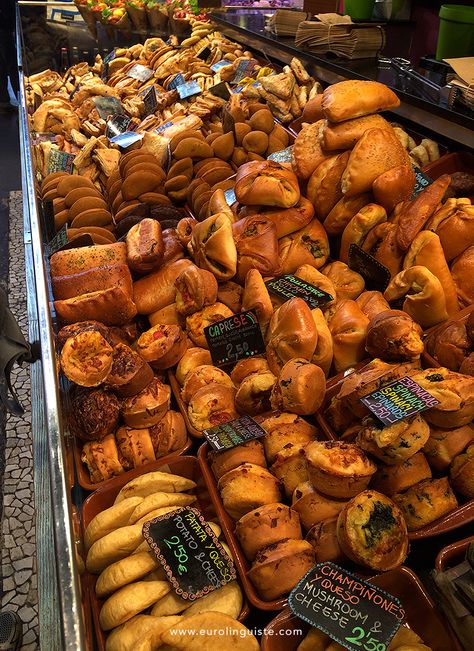 La Boqueria Market in Barcelona, Spain | Eurolinguiste Food In Spain, La Boqueria Market, Spain Streets, Riverside Market, Future Board, Barcelona Food, Mouthwatering Food, La Boqueria, Spain Food