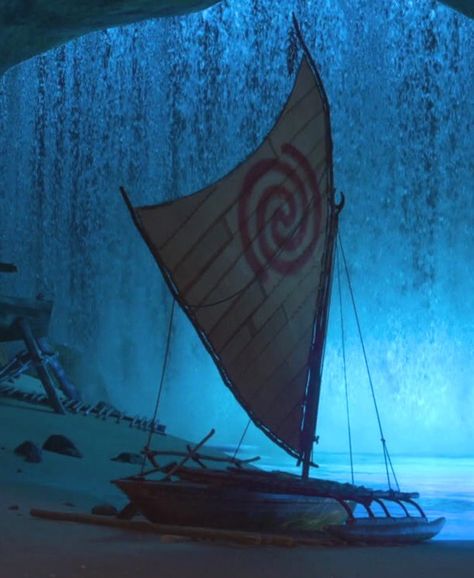 Moana sailboat Moana Sailboat, Moana Canoe, Moana Background, Moana Boat, Moana Movie, Moana Theme, Boat Wallpaper, Moana Birthday Party, Disney Wiki