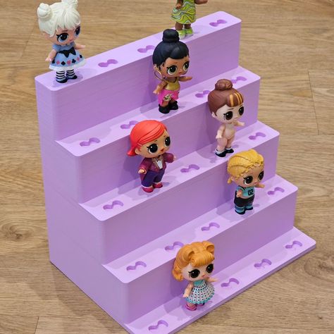 Lol Doll Storage, Doll Storage, Lol Doll, Lol Dolls, Toys Photography, Different Colours, Toy Storage, Display Stand, Mom Life