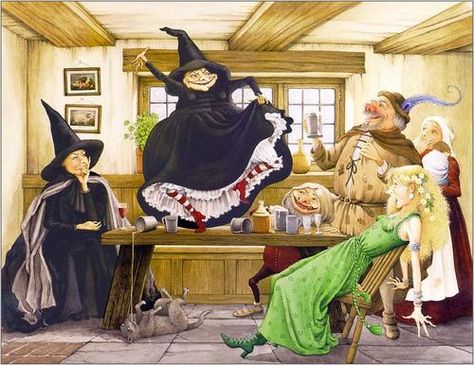 The Witches - tumblr Discworld Art, Wyrd Sisters, Terry Pratchett Books, Authors Quotes, Terry Pratchett Discworld, Beautiful Witch, Creepy Pictures, Terry Pratchett, Witchy Stuff