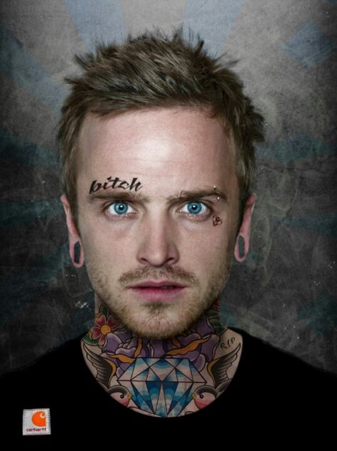 Tatted up Jesse Jesse Tattoo, Breaking Bad Jesse, Jesse Pinkman, Best Tv Shows, Celebrity Look, Breaking Bad, Best Tv, Tatting, Fan Art