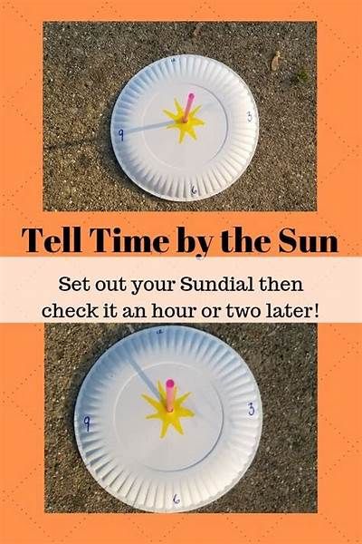 Craft a sun dial, position it correctly, Stem Sun Activity, Parts Of The Sun Activity, Teaching About The Sun, Sun Dial For Kids, Sundial Craft, Sun Activities Preschool, Sun Activities For Kids, Sun Crafts For Kids, Parts Of The Sun