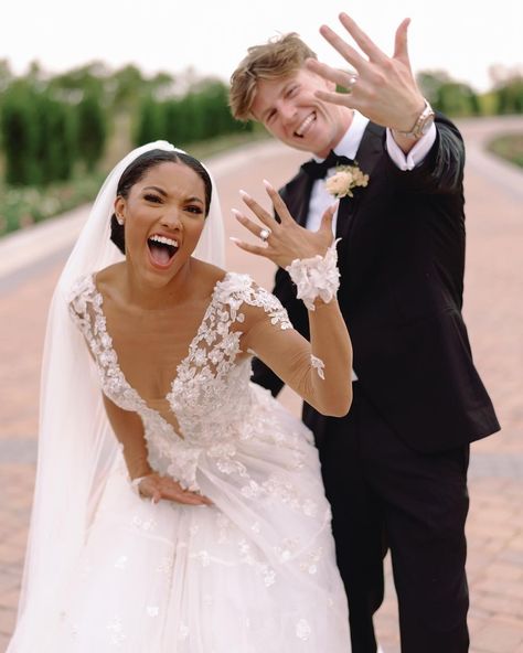 Tara Davis, Biracial Couples, Swirl Couples, Black Woman White Man, Interracial Wedding, Interacial Couples, Mixed Couples, Interracial Marriage, Dream Wedding Decorations