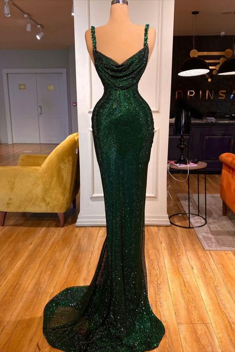 Valdrin Sahiti Green Dress Cheap Prom Dresses Long, Green Mermaid, Prom Dress Inspiration, Long Prom Dresses, Custom Size Dresses, Prom Dresses Online, Green Prom Dress, Mermaid Evening Dresses, Gala Dresses