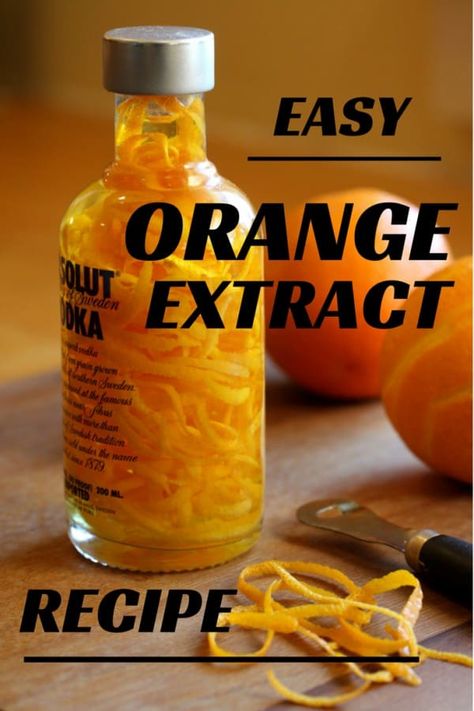 Orange Extract Recipes, Homemade Extracts, Diy Extracts, Dehydrating Food, Infused Honey, Orange Extract, Homemade Vanilla Extract, Homemade Spices, Homemade Seasonings