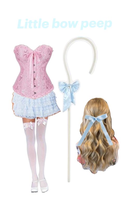 Little Bow Peep Costume, Halloween Inspo, Halloween Outfits, Holiday Fun, Halloween Costumes, Halloween