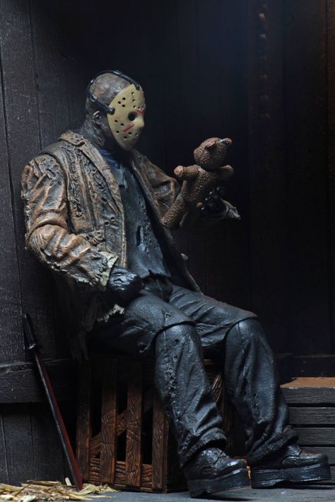 Jason Voorhees Figure, Horror Action Figures, Jason Horror, Freddy Vs Jason, Jason Friday, Jason Vorhees, Jason Mask, Horror Villains, Fröhliches Halloween