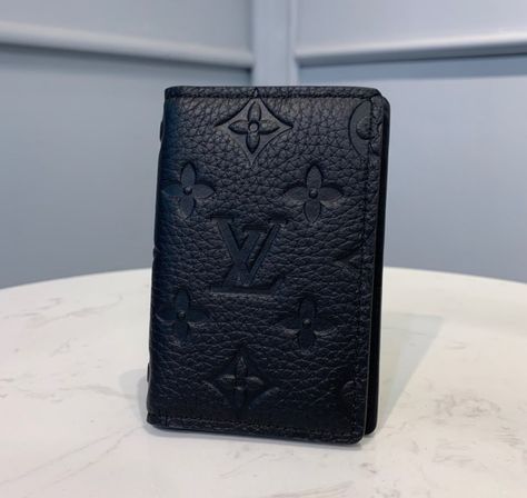 Louis Vuitton Taurillon Leather Pocket Organizer M69044 Louis Vuitton Pocket Organizer, Louis Vuitton 2023, Classic Monogram, Pocket Organizer, Leather Pocket, Monogram Pattern, Mens Luxury Fashion, Luxury Wallet, Birthday List