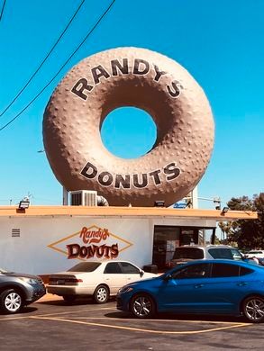 Donut Stands, Randys Donuts, Mermaid Soul, Giant Donut, California Food, Inglewood California, 35mm Photography, Usa Baby, California Girl