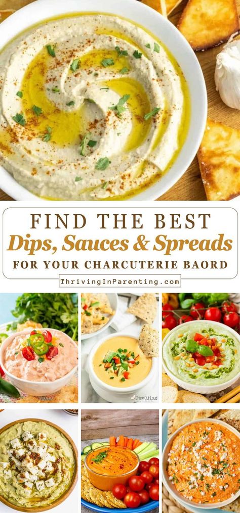 Think best dipping sauces for charcuterie boards are only for cured meats and cheese boards? Think again! Discover how charcuterie has evolved into a creative way of presenting a variety of foods. From french fry charcuterie boards sauces to dessert charcuterie boards dips and fruit charcuterie board dips, these are the best and easy homemade sacues for your next spread! Bread And Dip Charcuterie Board, Cheese Board Dips, Charcuterie Board Sauces And Dips, Charcuterie Spreads And Dips, Charcuterie Boards Dips, Charcuterie Board With Dips, Charcuterie Board Spreads And Dips, Dipping Charcuterie Board, Charcuterie Board Sauces