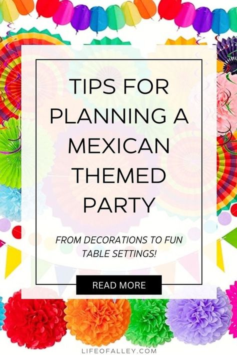 Planning a Cinco de Mayo fiesta? Check out my blog post on my must-haves for a festive backyard party this Spring! From mexican themed tabescapes to fun party favors! Classy Fiesta Theme Party, Fiesta Party Ideas, Mexican Theme Party, Mexican Fiesta Decorations, Fun Table Settings, Mexican Theme Party Decorations, Fun Party Favors, Mexican Party Decorations, Spring Table Settings