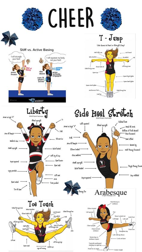 Tips For Flyers In Cheer, Cheerleader Tips, Cheer Basics, Cheer Diet, Cheer Training, Cheer Flexibility, Cheer Tips, Cheerleading Tips, Cheerleading Workout