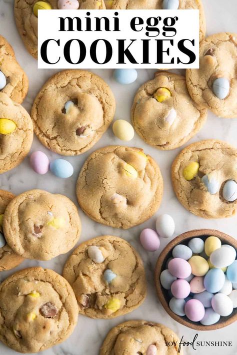 Mini Egg Cookies Recipe, Micro Mini Egg Cookies, Mini Egg Cookies, Mini Eggs Cookies, No Egg Cookies, Cookie Recipes Homemade, Holiday Dessert Recipes, Delicious Brownies, Kinds Of Desserts