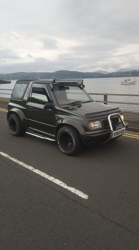 Suzuki Vitara Modified, Suzuki Vitara Cabrio, Suzuki Vitara 4x4, Cube Car, Suzuki Sidekick, Mini Jeep, Motorcross Bike, Suzuki Cars, Lowered Trucks