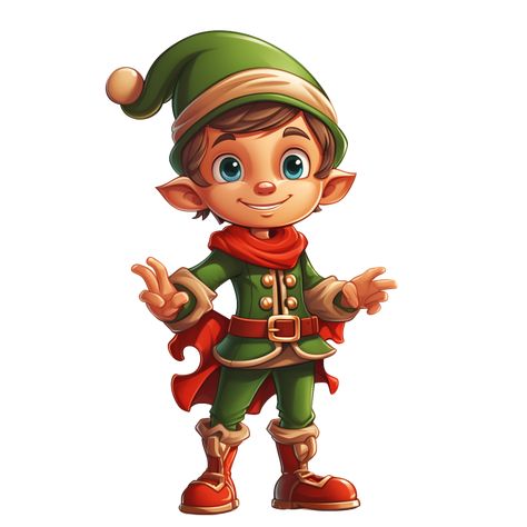 Christmas Elf Character Design, Elf Images, Elf Cartoon, Christmas Drawings, Christmas Coloring Sheets, Elf Characters, Family Story, Christmas Topper, Christmas Elves