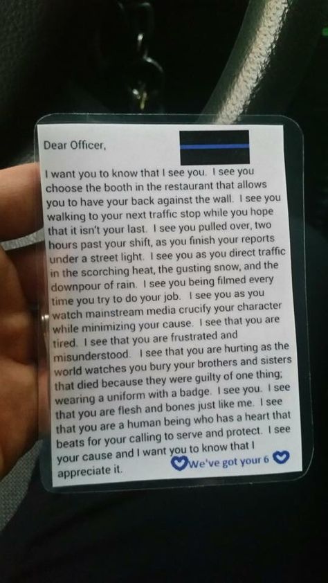 We see you. We appreciate you. We - the people. Police Appreciation Week, Police Week Ideas, Police Officer Appreciation, Law Enforcement Appreciation, Police Appreciation, Police Quotes, Police Love, Police Wife Life, Police Lives Matter