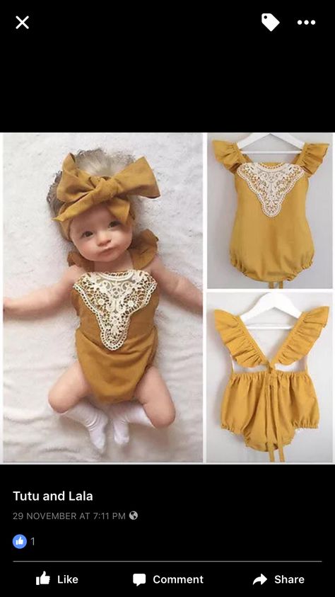 Jumpsuit Lace, Infant Baby Girl, Yellow Romper, Diy Bebe, Girl Sleeves, Toddler Romper, Lace Jumpsuit