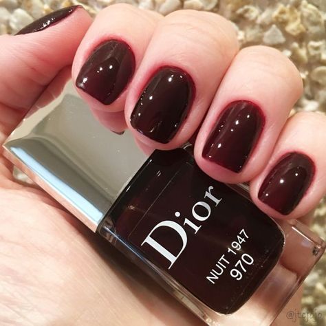 Dior Nail Polish, Dior Nails, Pretty Gel Nails, Soft Nails, Dream Nails, Funky Nails, Makati, Nail Lacquer, Swag Nails