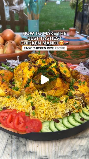 LONDON FOODEE | Halal Food on Instagram: "HOW TO MAKE THE BEST EASIEST CHICKEN MANDI RECIPE (AKA Chicken ‘n Rice) 😍🇾🇪!!

I’ve been on a mission to find good Chicken Mandi in London, but it’s been tough. Most places either don’t get it right, or the taste is just off. So, I figured, why not make it myself? I nailed it. It tasted just like the authentic Mandi from the Gulf, maybe even better!

Today, I’m sharing the recipe. Despite how impressive Mandi looks, it’s surprisingly easy to make. 

The secret? The preparation and technique, ensuring the chicken stays juicy and flavourful. Allowing the chicken to absorb the seasonings, letting the natural juices bring everything together!

Let’s get to it:

INGREDIENTS 

For the chicken grilling:
- 1 kg whole chicken (skin on)
- 1/2 tsp saffron Mandi Rice Recipes, Chicken Mandi Recipe, Chicken N Rice, Mandi Rice, Mandi Recipe, Chicken Mandi, Chicken Rice Recipes, Easy Chicken And Rice, Halal Food