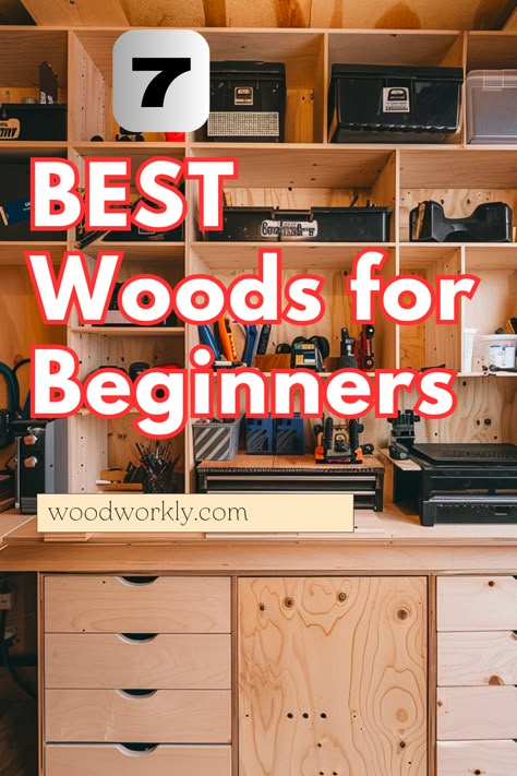 Discover the ideal wood options for your first woodworking project! Explore beginner-friendly choices and start your woodworking journey with confidence. Click to learn more! #Woodworking #Beginners #DIY Learn To Build With Wood, Beginning Woodworking, First Woodworking Project, Wood Restoration, Woodworking Business Ideas, Handyman Projects, Woodworking Plans Beginner, Woodworking Basics, Wood Projects For Beginners