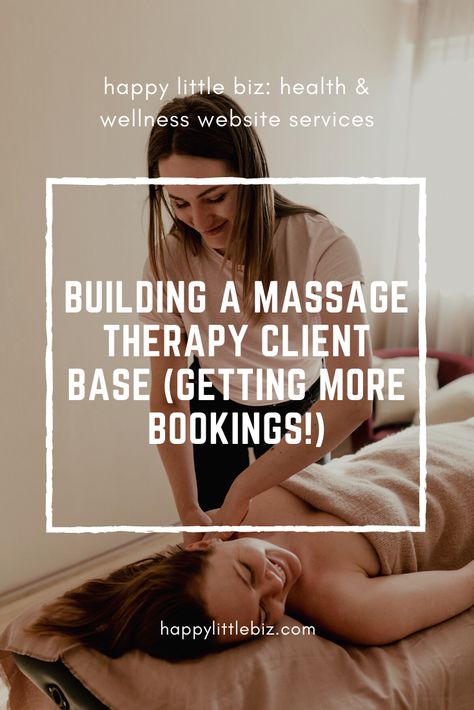 In this post I detail the five important steps you should take to build a massage therapy client base. It's more simple than we think! You don't have to do all the things to find clients... try this instead. Massage Therapy Promotion Ideas, How To Get More Massage Clients, Small Massage Studio Ideas, Massage Therapy Marketing Ideas, How To Build A Massage Business, Massage Therapy Post Ideas, Massage Therapy Posts, Massage Marketing Ideas, Massage Therapy Pictures