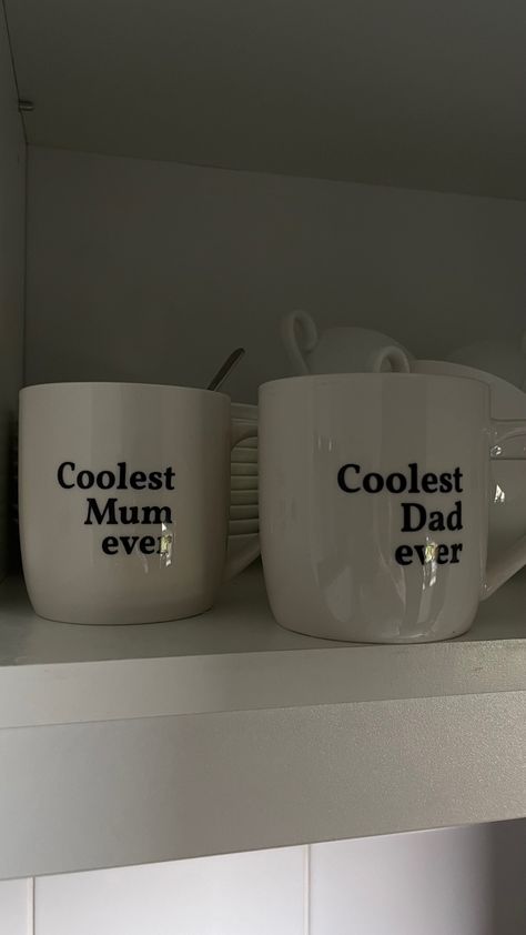 #matching #matchingmugs #goals #couplegoals #husbandandwife #mom anddad #parents #aesthetic Good Parents Aesthetic, Chill Parents Aesthetic, Starting A Family Aesthetic, Matching Mugs Aesthetic, Dad Life Aesthetic, Family Vision Board Aesthetic, Cool Parents Aesthetic, Loving Parents Aesthetic, Stepdad Aesthetic