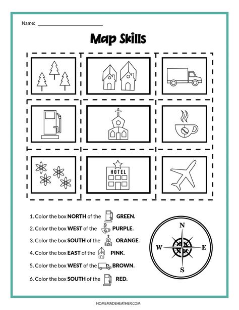 map skills printables Map Activity Preschool, Map Crafts For Kids, Community Worksheet, Teaching Map Skills, Teaching Maps, Make Your Own Map, Map Skills Worksheets, Eagle Photo, Nature Activity