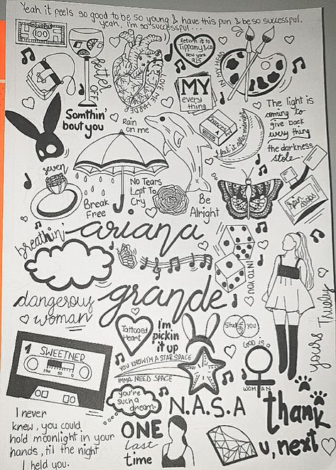 Ariana Grande Aesthetic Drawing, Ariana Grande Sketches Easy, Drawing Ideas Ariana Grande, Ariana Grande Drawings Easy, Ariana Grande Coloring Pages, Spotify Polaroid, Ariana Grande Sketch, Ariana Drawing, Ariana Grande Art