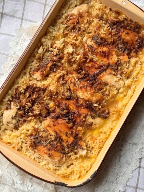 NO PEEK CHICKEN AND RICE Garlic Glazed Chicken, No Peek Chicken And Rice, Bisquick Chicken, No Peek Chicken, No Peek, The Southern Lady Cooks, Southern Lady Cooks, Crockpot Dessert Recipes, Main Dish Casseroles