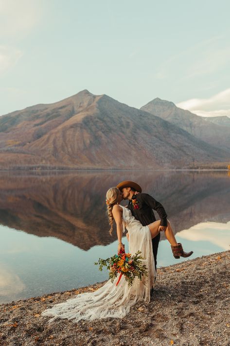 Cowboy Elopement, Cowgirl Elopement, Yellowstone Elopement, Elope Montana, Ga Elopement, Elope In Montana, Glacier Park Elopement, Eloping Ideas, Wyoming Elopement