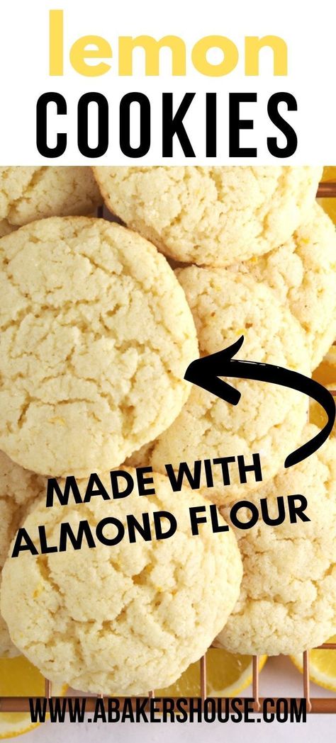 Biscuits Made With Almond Flour, Gluten Free Cookies Made With Almond Flour, Almond Meal Recipes Baking, Almond Lemon Cookies, Almond Flour Cookies Recipes, Almond Flour Dessert Recipes, Almond Flour Lemon Cookies, Almond Flour Lemon Cake, Gluten Free Lemon Desserts