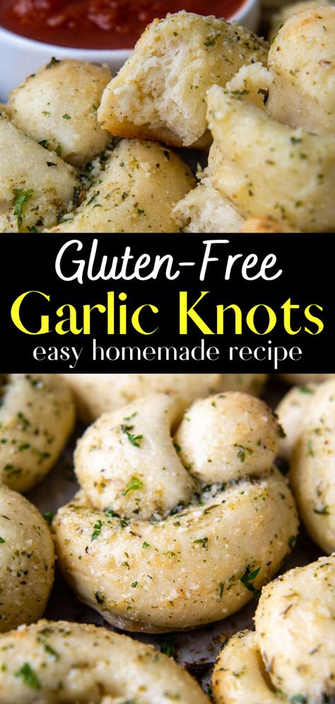 Gluten Free Garlic Knots, Bread Pairings, Celiac Recipes, Garlic Knots, Gluten Free Recipes Bread, Homemade Gluten Free, Gluten Free Recipes For Dinner, Gluten Free Dairy Free Recipes, Gluten Free Eating