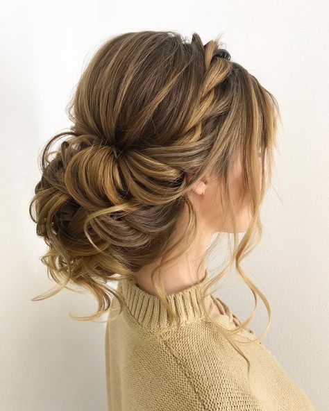 100 Gorgeous Wedding Updo Hairstyles That Will Wow Your Big Day - Selecting your bridal hair style is an important part of your wedding planning,Gorgeous wedding updo hairstyles,wedding updos with braids,braided wedding updos,braided bridal hairstyles,Bridal Updos,Braided Wedding Hairstyles Ideas Current Updo Trends, Autumn Reception, Bridal Hairstyles With Braids, Dance Hairstyles, Updos For Medium Length Hair, Updo Hairstyles, Wedding Hairstyles Updo, Penteado Cabelo Curto, Braided Hairstyles For Wedding