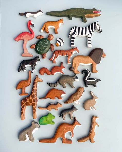 Wooden Play Set, Wooden Playset, Wood Ladder, Wood Animal, Wooden Baby Toys, Wood Puzzles, Wooden Animals, Play Set, Wood Toys